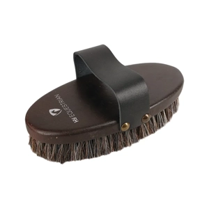 Hy Equestrian Deluxe Body Brush with Horse Hair Mixed with Pig Bristles