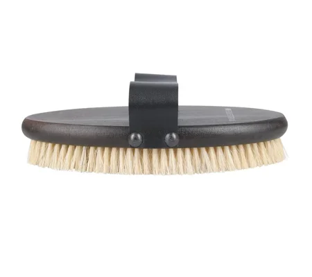 Hy Equestrian Deluxe Body Brush with Pig Bristles