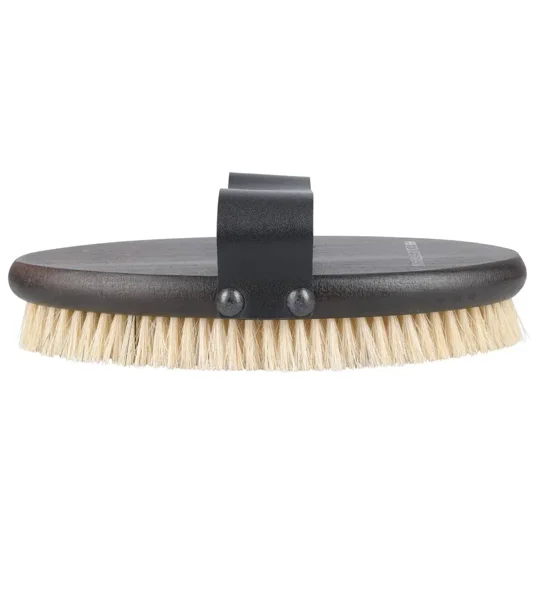 Hy Equestrian Deluxe Body Brush with Pig Bristles