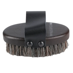 Hy Equestrian Deluxe Horse Hair Wooden Body Brush small
