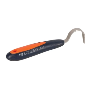 Hy Equestrian Pro Groom Hoof Pick 16cm Navy/Orange