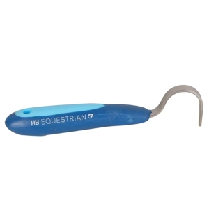 Hy Equestrian Pro Groom Hoof Pick 16cm Blue/Light Blue