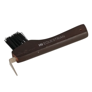 Hy Equestrian Deluxe Hoof Pick with Brush