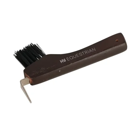 Hy Equestrian Deluxe Hoof Pick with Brush