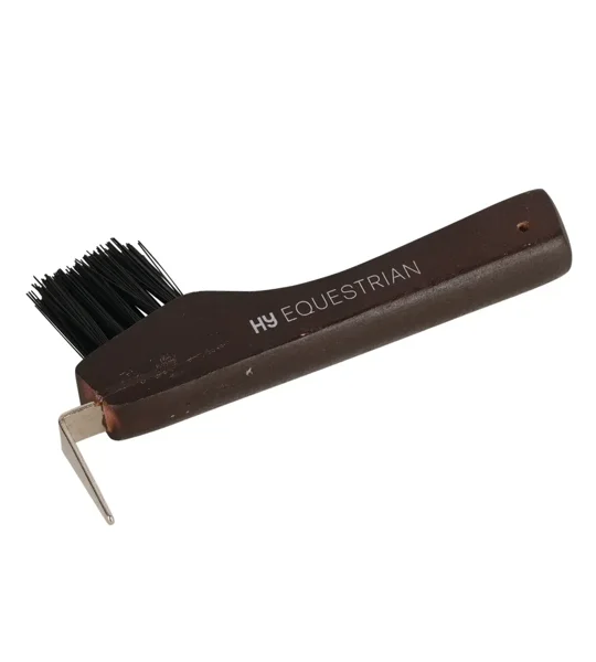 Hy Equestrian Deluxe Hoof Pick with Brush