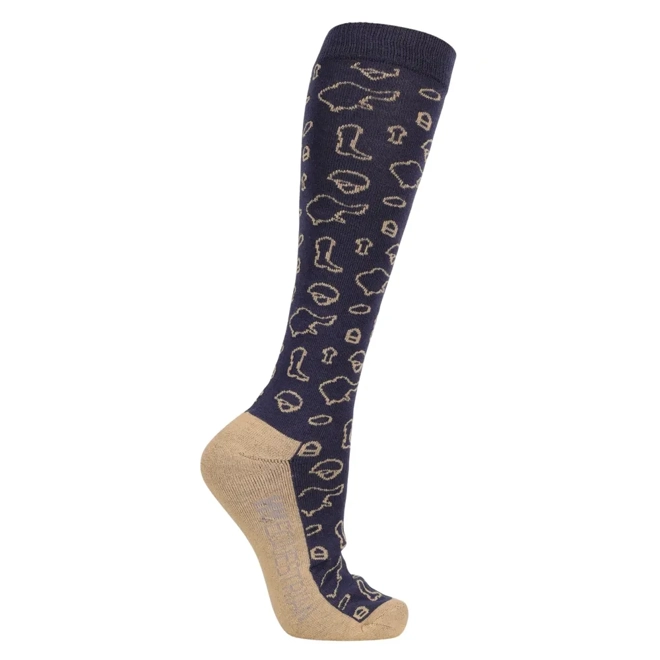 Additional Image for Hy Equestrian Elevate Country Socks (Pack of2)  Adult 4-8