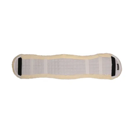 Hy Equestrian Dressage Fleece Girth Cover Cream
