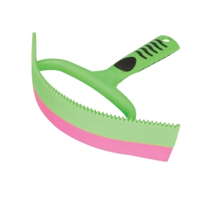 Hy Equestrian Vivid Sweat Scraper - Green/Pink