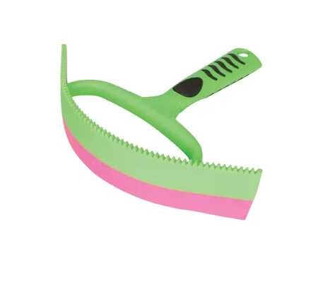 Hy Equestrian Vivid Sweat Scraper - Green/Pink