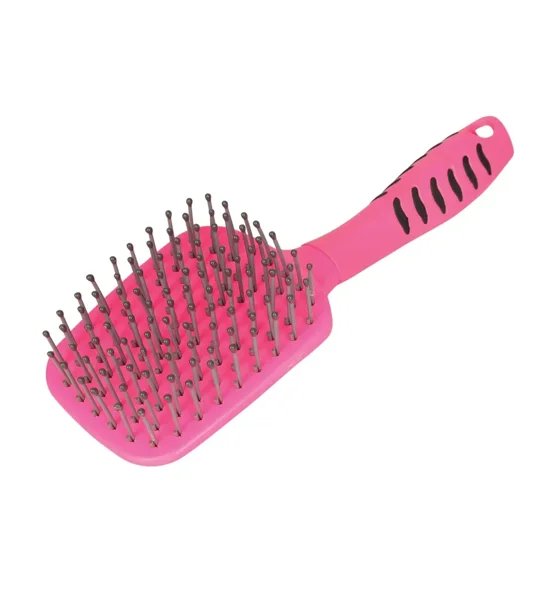 Hy Equestrian Vivid Mane & Tail Brush - Pink