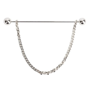 Supreme Products Class Act Collar Pin Silver