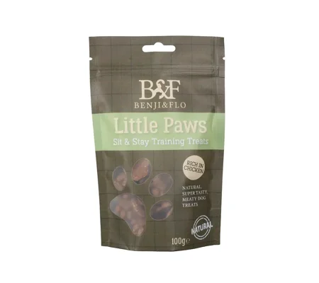 Benji & Flo Little Paws Sit & Stay Training Treats 100g