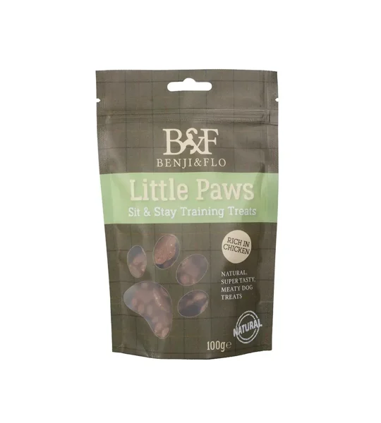 Benji & Flo Little Paws Sit & Stay Training Treats 100g