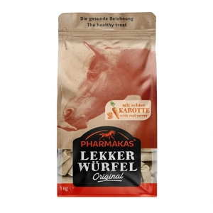 Pharmakas Lekkerwurfel 1kg Carrot