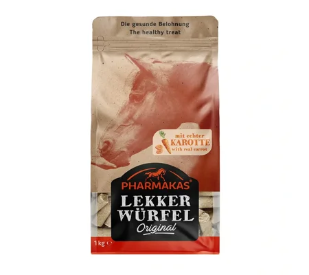 Pharmakas Lekkerwurfel 1kg Carrot