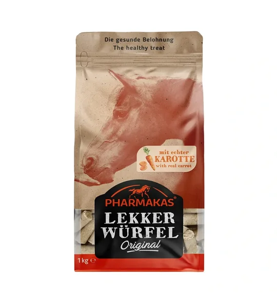 Pharmakas Lekkerwurfel 1kg Carrot