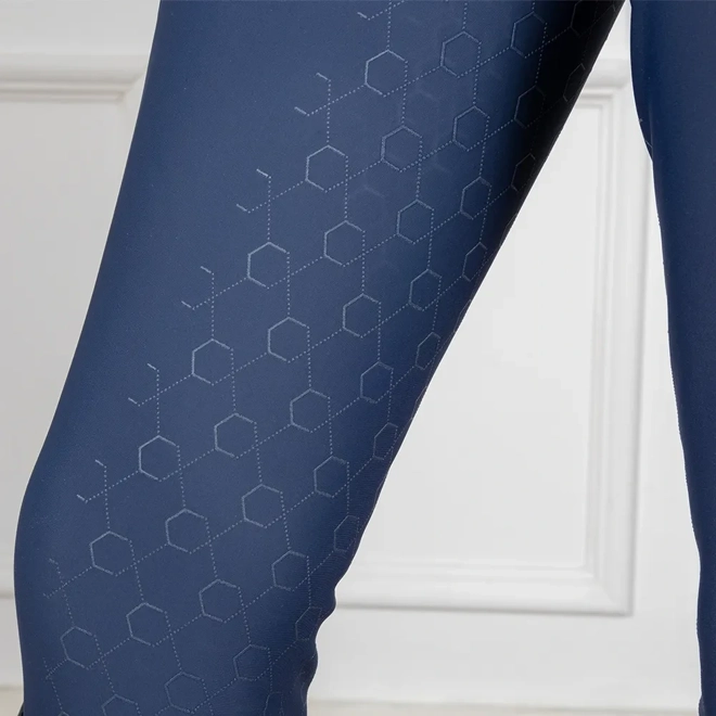 Additional Image for Coldstream Balmore Thermal Riding Tights  Navy