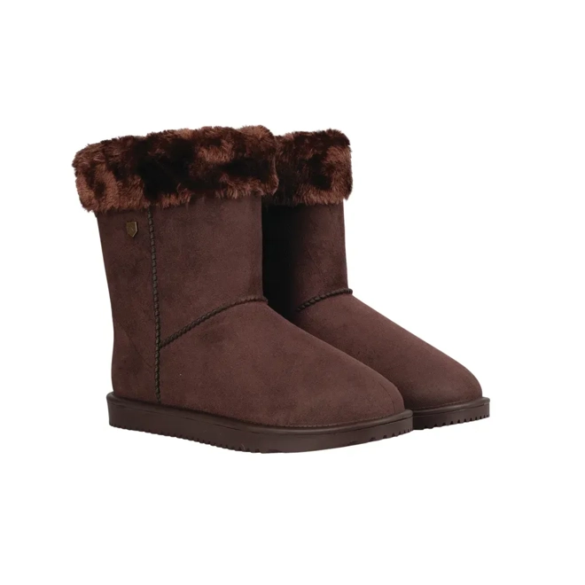 Additional Image for Hy Equestrian Chisworth Waterproof Fleece Boot Chocolate