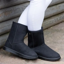 Hy Equestrian Children's Chisworth Waterproof Fleece Boot Black