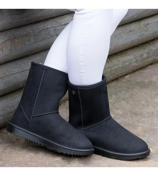 Hy Equestrian Chisworth Waterproof Fleece Boot black