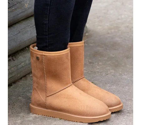 Hy Equestrian Children's Chisworth Waterproof Fleece Boot Camel