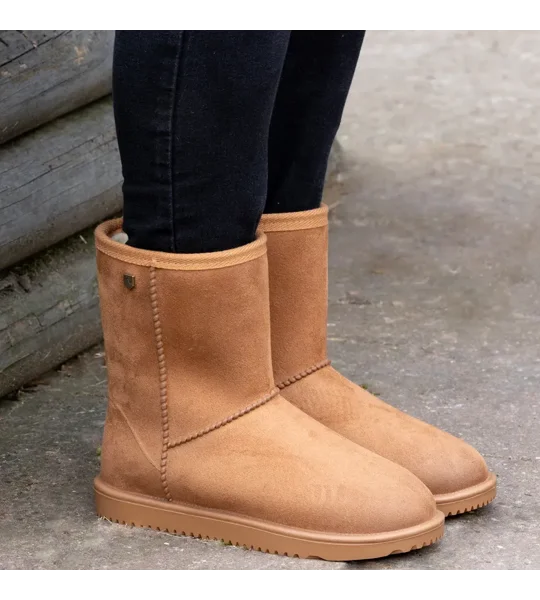 Hy Equestrian Children's Chisworth Waterproof Fleece Boot Camel