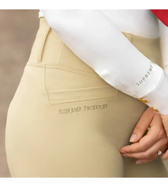 Supreme Products Champion Show Rider Competition Breeches Oatmeal Beige