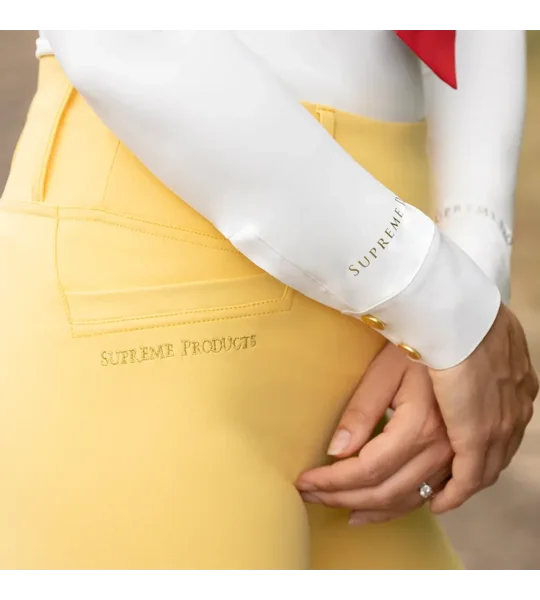 Supreme Products Champion Show Rider Competition Breeches Canary Yellow