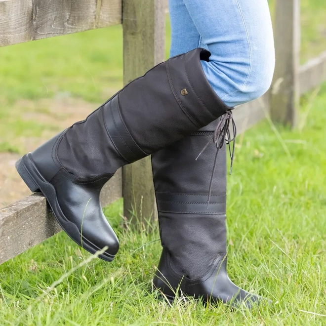 Additional Image for Hy Equestrian Mossley Country Boot Brown