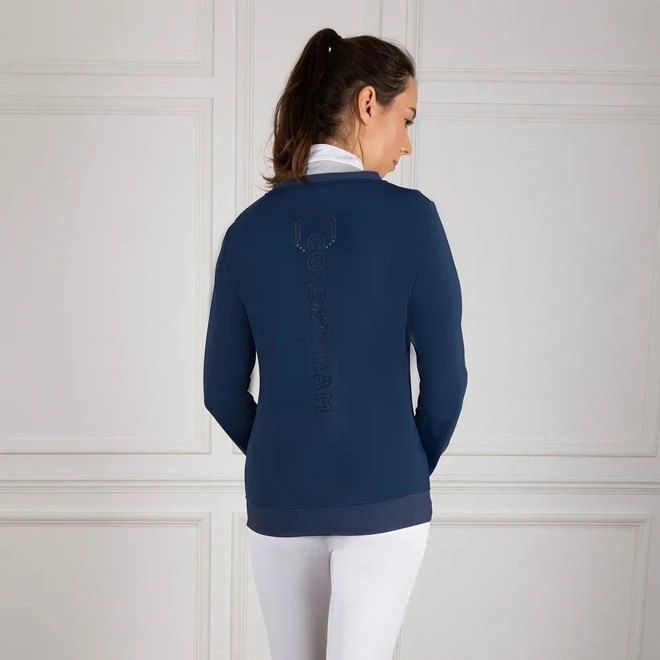 Additional Image for Coldstream Crailing Performance Sweater  Oxford Blue