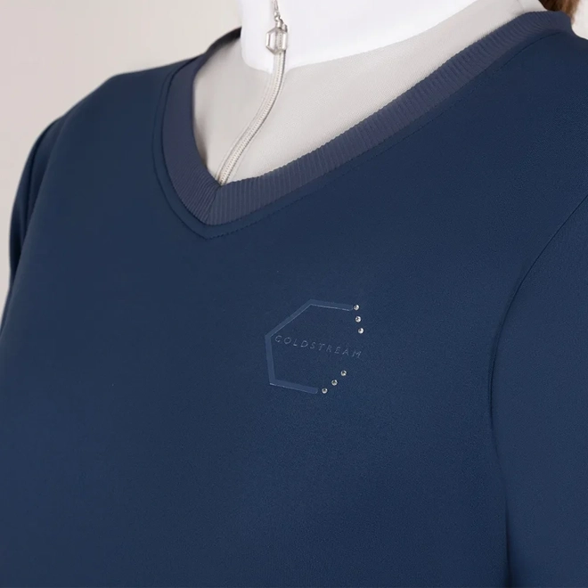 Additional Image for Coldstream Crailing Performance Sweater  Oxford Blue