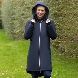 Hy Equestrian Synergy Guard Waterproof Coat Navy