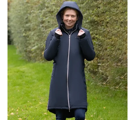 Hy Equestrian Synergy Guard Waterproof Coat Navy