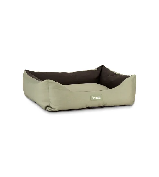 Scruffs Expedition Box Bed Khaki Green