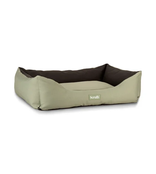 Scruffs Expedition Box Bed Khaki Green
