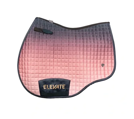 Hy Equestrian Elevate Saddle Pad Navy/Rose