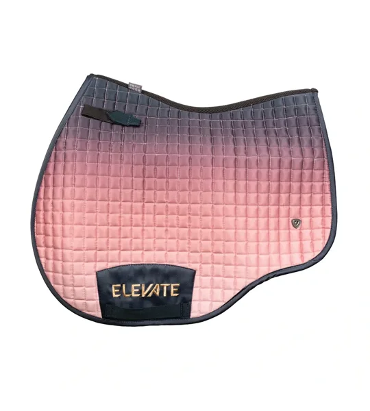 Hy Equestrian Elevate Saddle Pad Navy/Rose