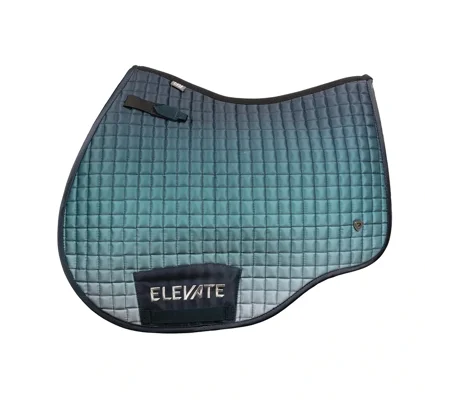 Hy Equestrian Elevate Saddle Pad Navy/olive green