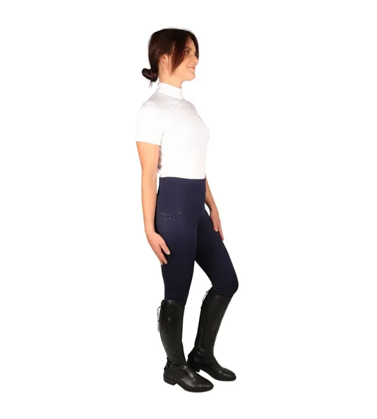 Hy Equestrian Roka Regal Riding Tights Navy