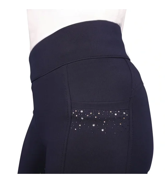 Hy Equestrian Roka Regal Riding Tights Navy