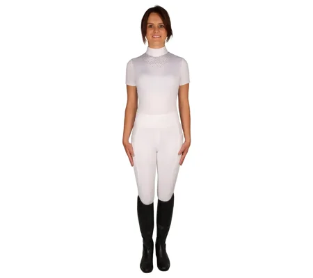 Hy Equestrian Roka Regal Riding Tights White
