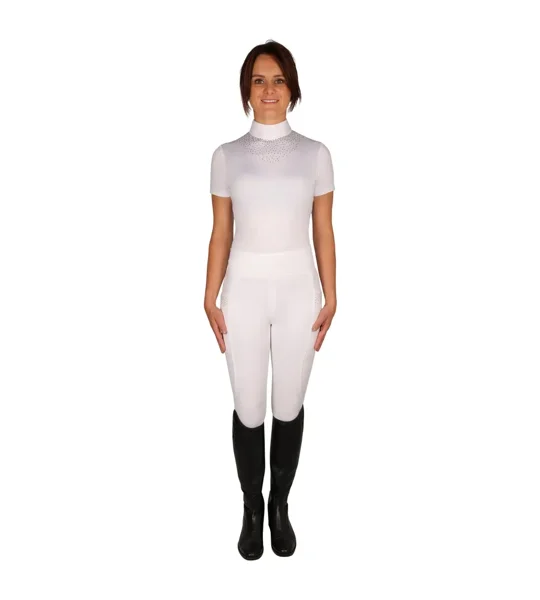 Hy Equestrian Roka Regal Riding Tights White