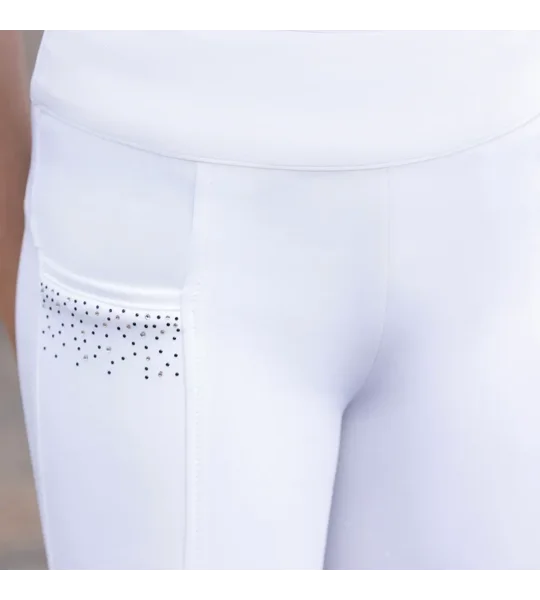 Hy Equestrian Roka Regal Riding Tights White