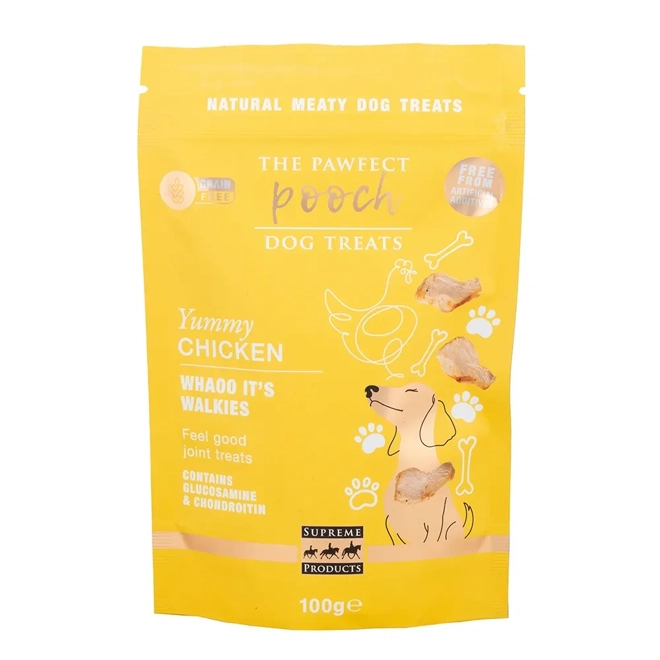 product Image for Supreme Products Pawfect Pooch Wahoo It's Walkies Feel Good Joint Treats 100g