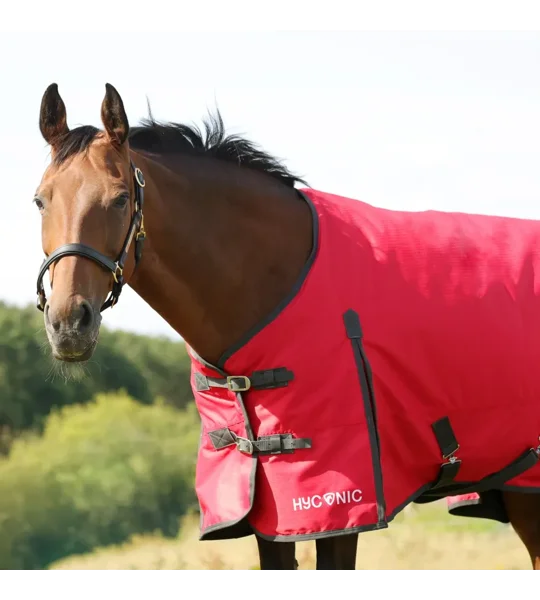 HyCONIC 100g Turnout Rug Red