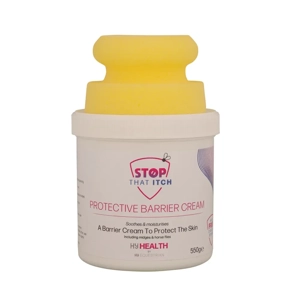 HyHEALTH STOP THAT ITCH Protective Barrier Cream with Circular Sponge by Hy Equestrian 550g