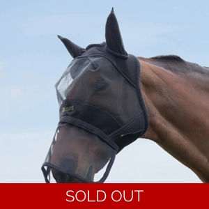 Hy Equestrian Armoured Protect Full Mask with Ears and Nose