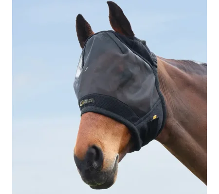 Hy Equestrian Armoured Protect Half Mask without Ears
