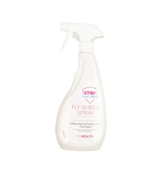 HyHEALTH STOP THAT ITCH Fly Shield Spray by Hy Equestrian 500ml