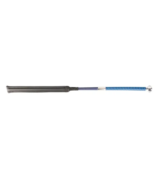 Hy Equestrian Legal Jump Bat with Braided Handle Navy/Blue